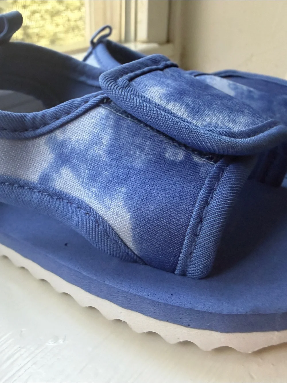 Carter's Blue Tie-Dye Baby Walker Sandals